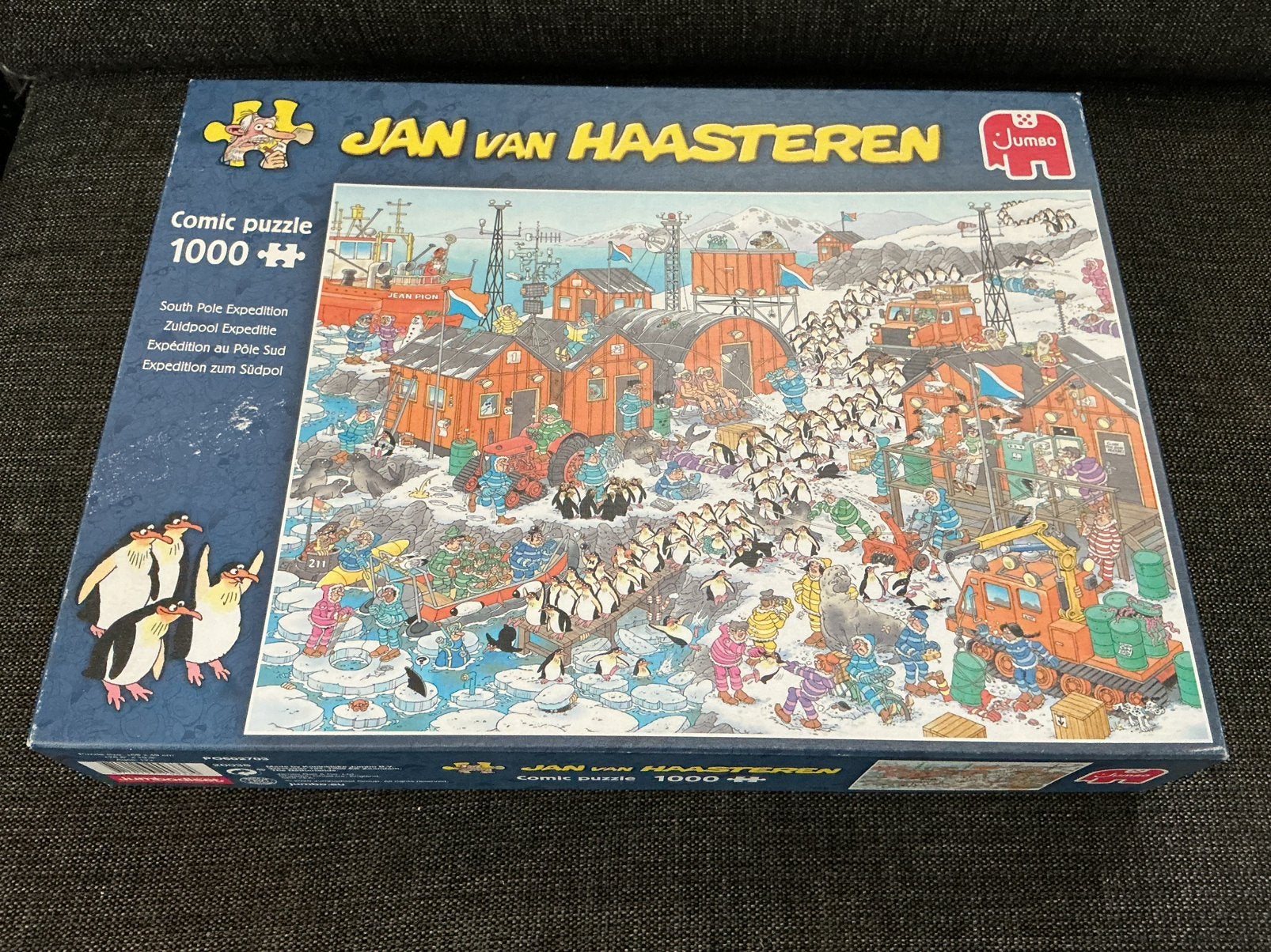 Jan van Haasteren ‘Zuidpool Expeditie’ 1000 st., Ophalen of Verzenden, 500 t/m 1500 stukjes, Zo goed als nieuw