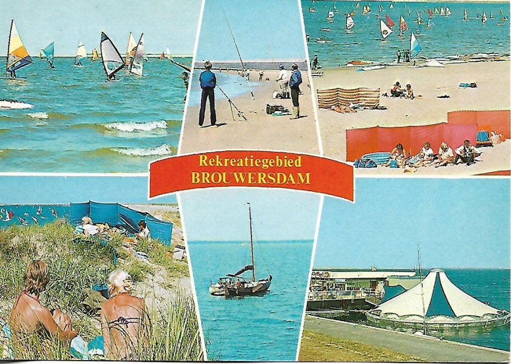 Brouwersdam- -6-luik., Verzenden, 1980 tot heden, Gelopen, Zeeland