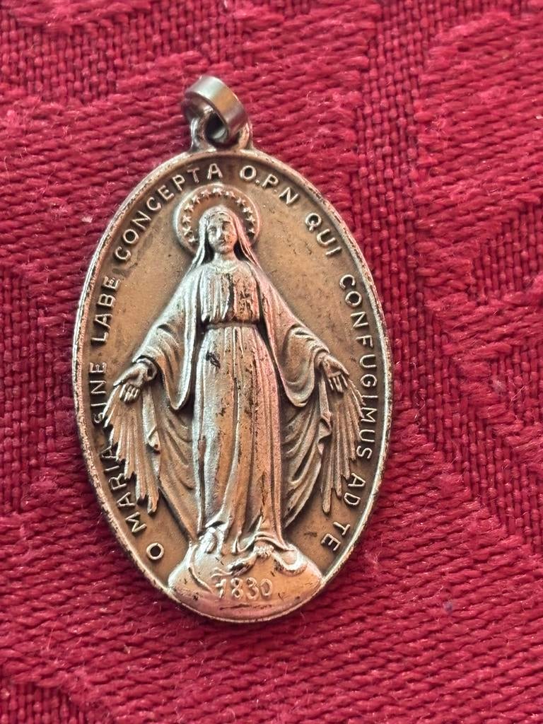 Wonderdadige Medaille Maria 1830 3 cm, Ophalen of Verzenden, Gebruikt