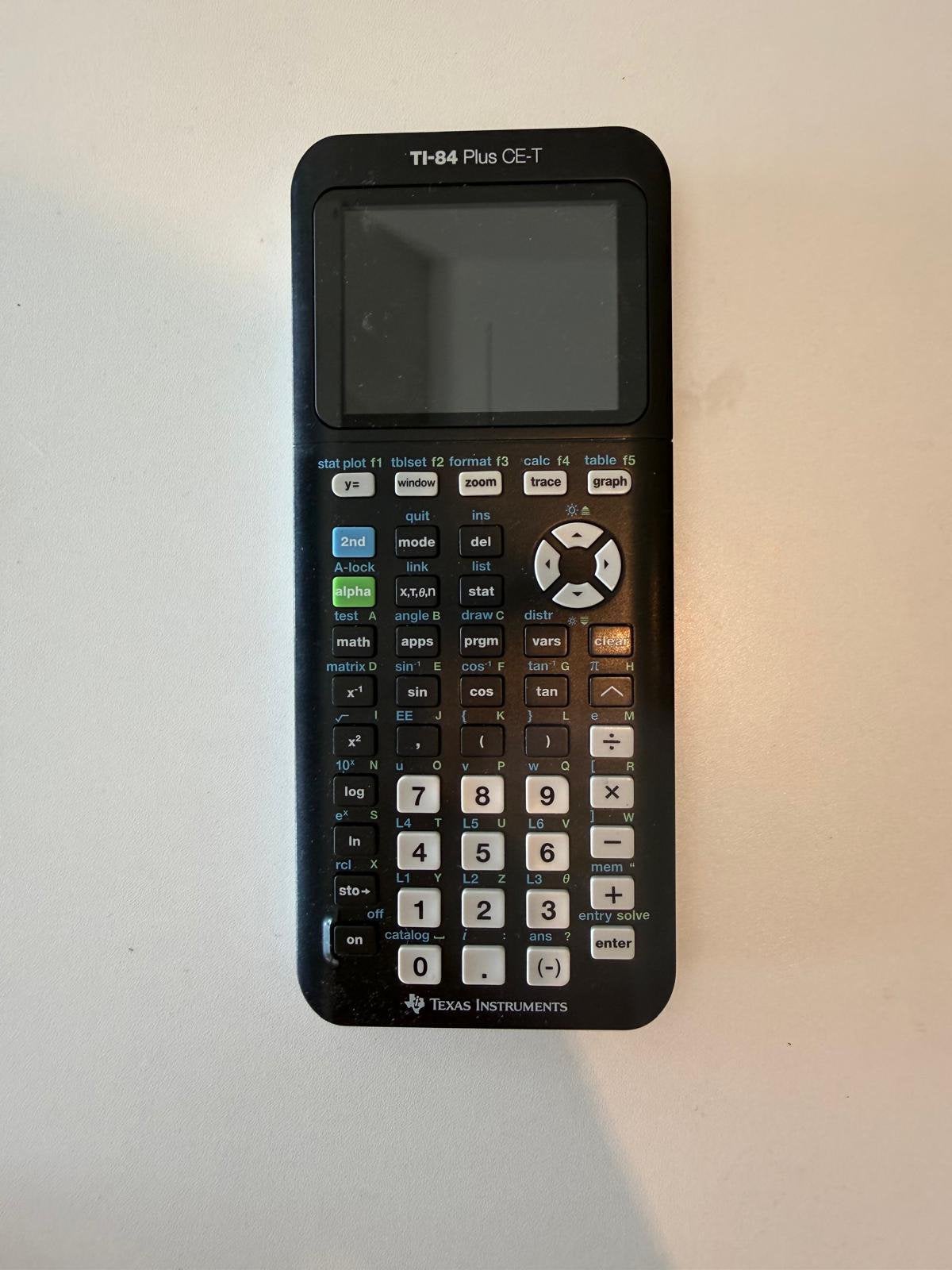 Texas Instruments Grafische rekenmachine TI-84 Plus CE-T, Ophalen of Verzenden, Grafische rekenmachine, Zo goed als nieuw