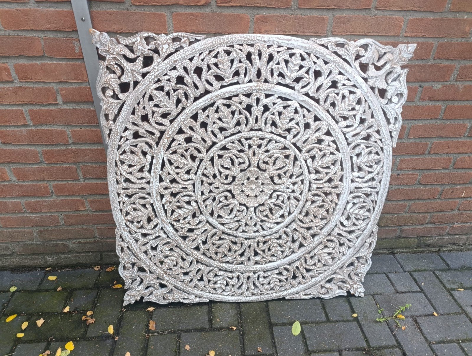 PTMD Wanddecoratie Houtsnijwerk - Uniek & Sfeervol, Ophalen, Gebruikt, Boho, Hout