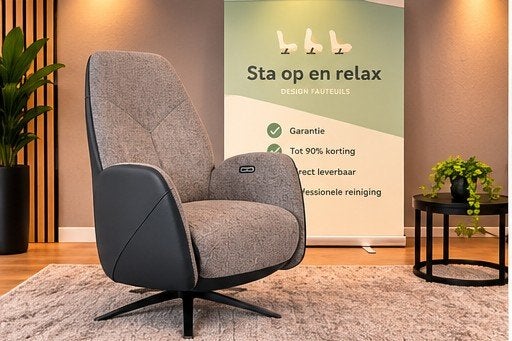 Sta op relax fauteuil Gealux Twinz Showroom model Op Accu🔋