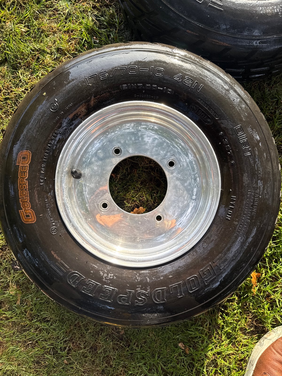 Suzuki LTZ 400 straatvelgen met goede banden, Overig, Gebruikt, 175 mm, Banden en Velgen