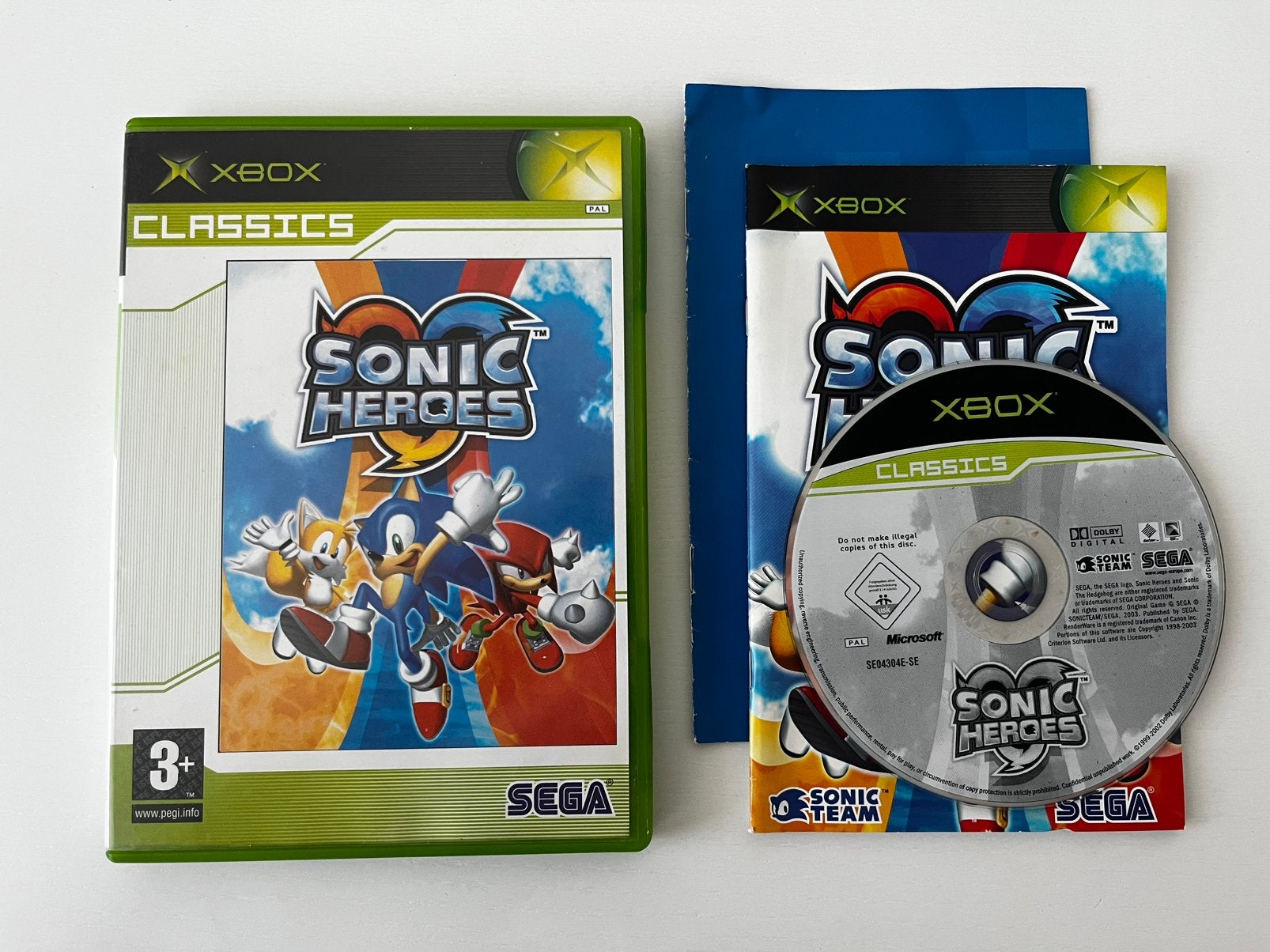 Sonic Heroes, Spelcomputers en Games, Games | Xbox Original, Avontuur en Actie, 1 speler, Ophalen of Verzenden, Zo goed als nieuw