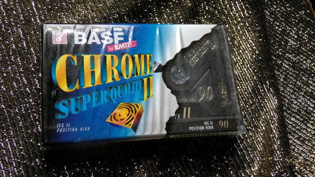 1x BASF EMTEC - Chrome super quality II 90 –NIEUW! infolie, Ophalen, Overige genres, 1 bandje, Nieuw in verpakking