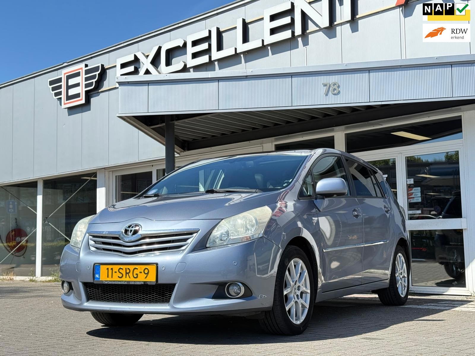Toyota Verso 1.8 VVT-i Dynamic Business Automaat, Auto's, Toyota, 450 kg, Gebruikt, 4 cilinders, Blauw