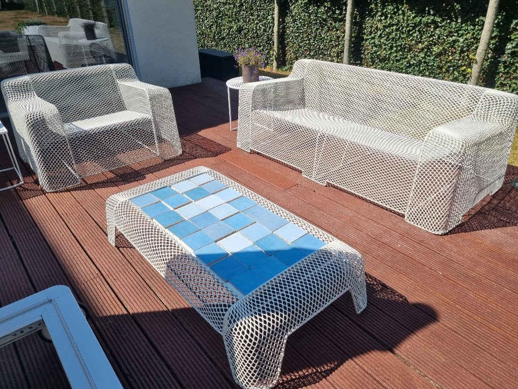 Buiten meubels Emu Ivy in wit, Ophalen of Verzenden, Zo goed als nieuw, Kunststof