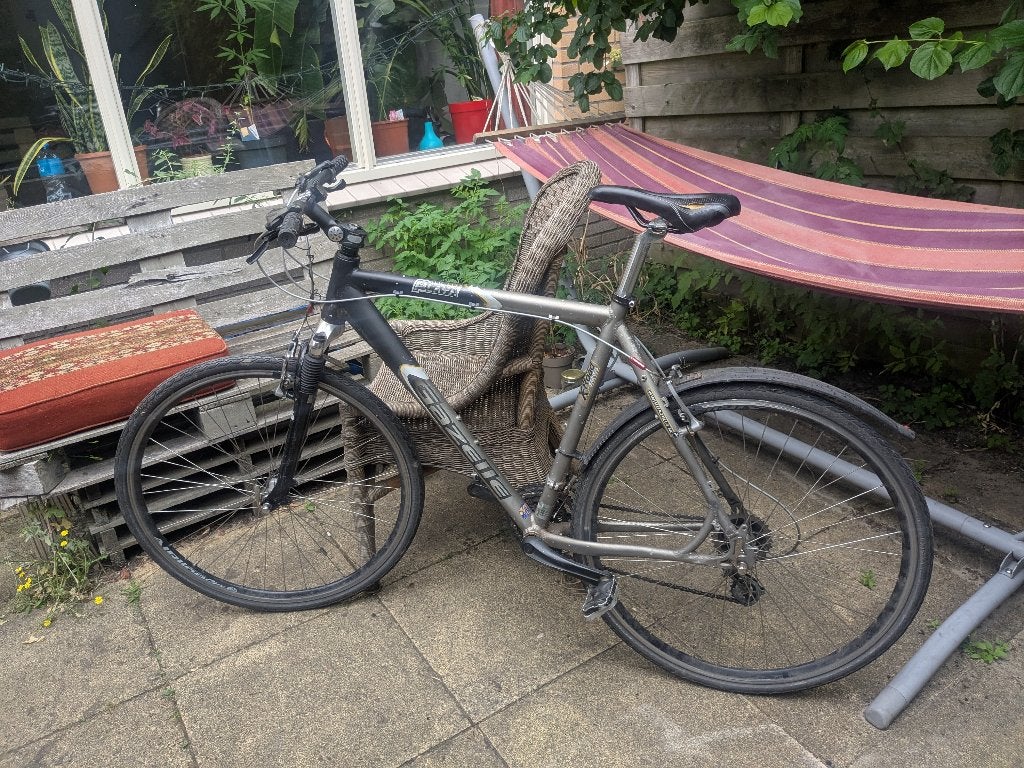 beautiful men's bike to use for parts or fix, Ophalen, Gebruikt, Velgrem, Versnellingen