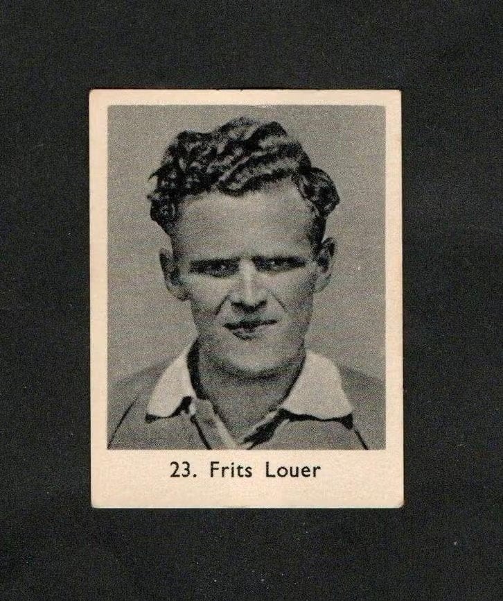 Voetbalplaatje Frits Louer NOAD Tilburg Willem II (23)., Ophalen of Verzenden, Zo goed als nieuw
