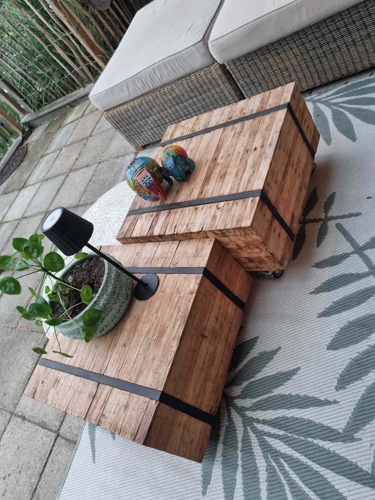 Salon tafels, Tuin en Terras, Terrasdelen en Vlonders, Ophalen, Hout