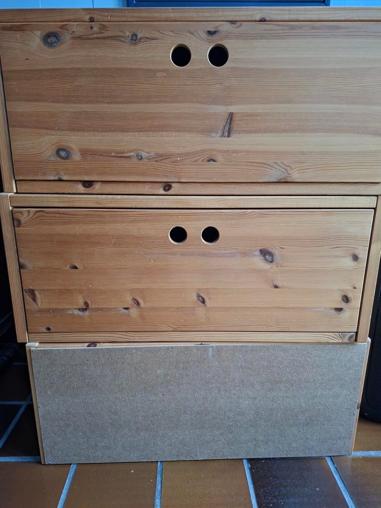 5 grote vintage ladekasten van Ikea Tassa 1999, Ophalen, Gebruikt, 5 laden of meer, 100 tot 150 cm