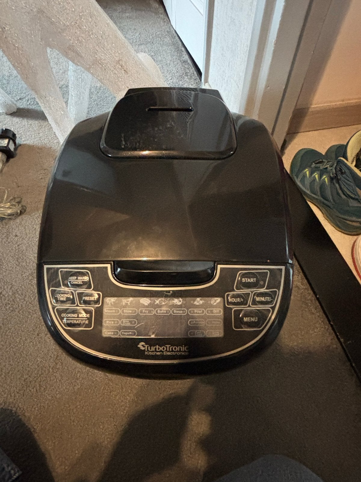 TurboTronic Airfryer/Multicooker - Zo goed als nieuw, Witgoed en Apparatuur, Airfryers, Ophalen, Zo goed als nieuw, Airfryer