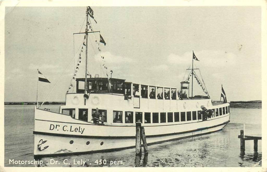 381-151-007 Harderwijk Motorschip  Dr. C. Lely, Verzenden, Voor 1920, Gelderland