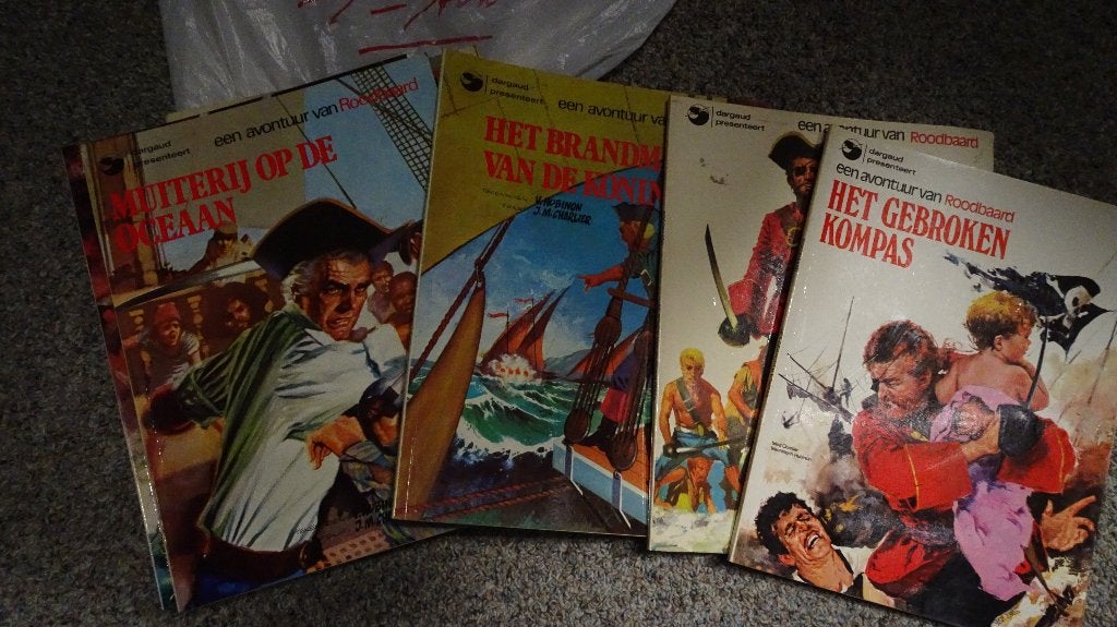 roodbaard stripboeken, Complete serie of reeks, Ophalen of Verzenden, Gelezen