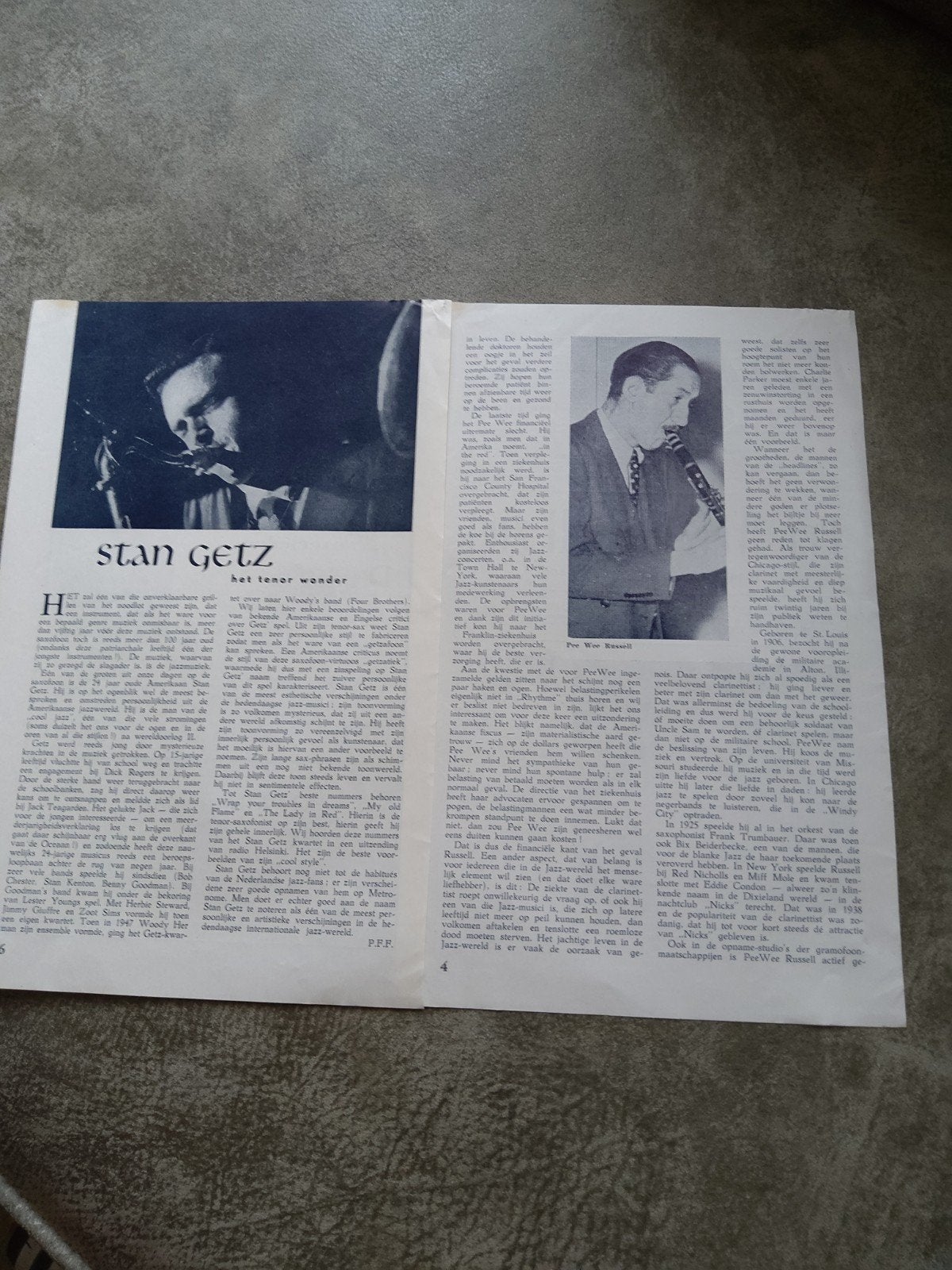 Stan Getz, Ophalen of Verzenden, Zo goed als nieuw, Boek, Tijdschrift of Artikel