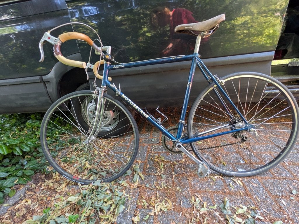 Motobecane racefiets uit de jaren '70 - perfecte staat, Ophalen, Zo goed als nieuw, Velgrem, Motobecane