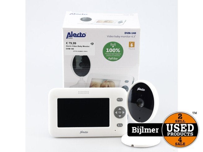 Alecto Video Baby Monitor DVM-140, Flex Ltd., Zo goed als nieuw, https://flex.com/contact-us, Nobelstraat 10, 5807 GA Oostrum LB, Limburg, Nederland