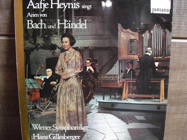 Aafje Heynis " Heynis Singt Arien von Bach und Handel" LP, LP, Gebruikt, Ophalen of Verzenden, Beschermende buitenhoes
