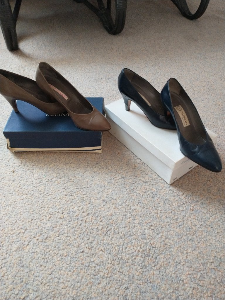 Pumps mt 39 leer, Pumps, Oranje, Ophalen of Verzenden, Zo goed als nieuw