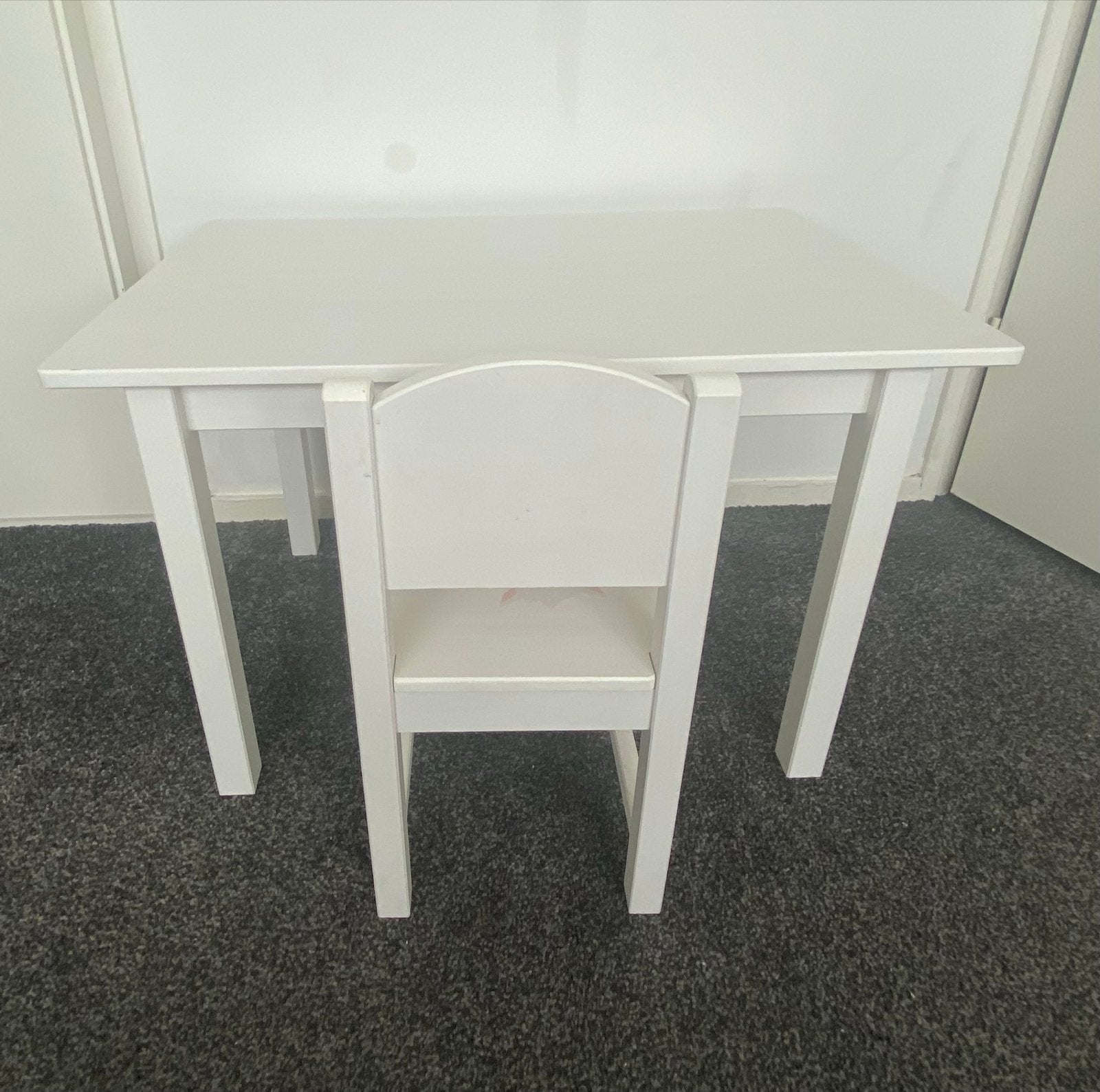 Witte kindertafel, Ophalen, Gebruikt, Tafel(s)
