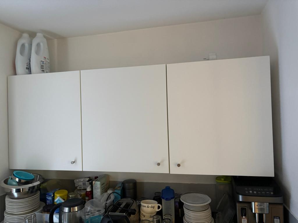 3 nette ikea keukenkastjes, Huis en Inrichting, Keuken | Complete keukens, Ophalen, Zo goed als nieuw, Wit, Enkelwandige keuken