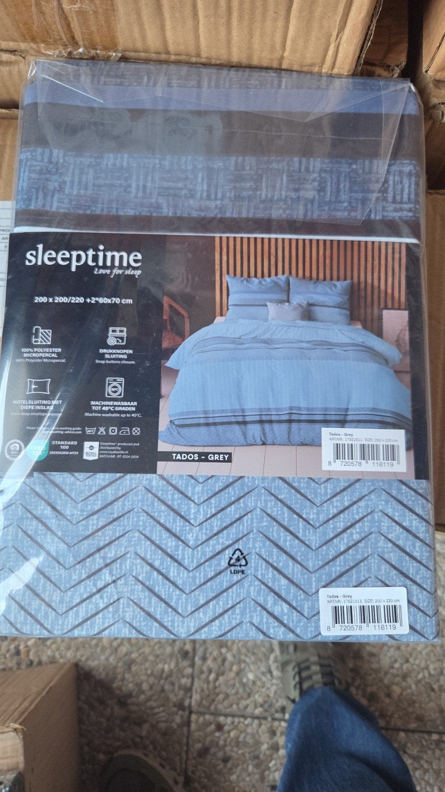 Diverse Sleeptime Dekbedovertrekken - Nieuw in verpakking, Ritssluiting, Overige merken, Nieuw, Ophalen of Verzenden