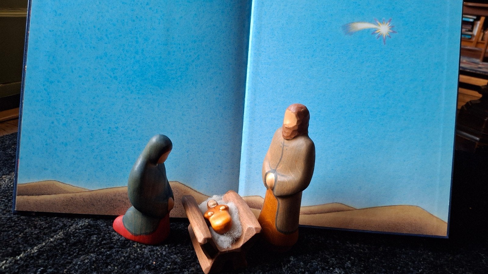 Buntspechte heilige familie, Ophalen of Verzenden, Zo goed als nieuw, Beeldje of Figuurtje
