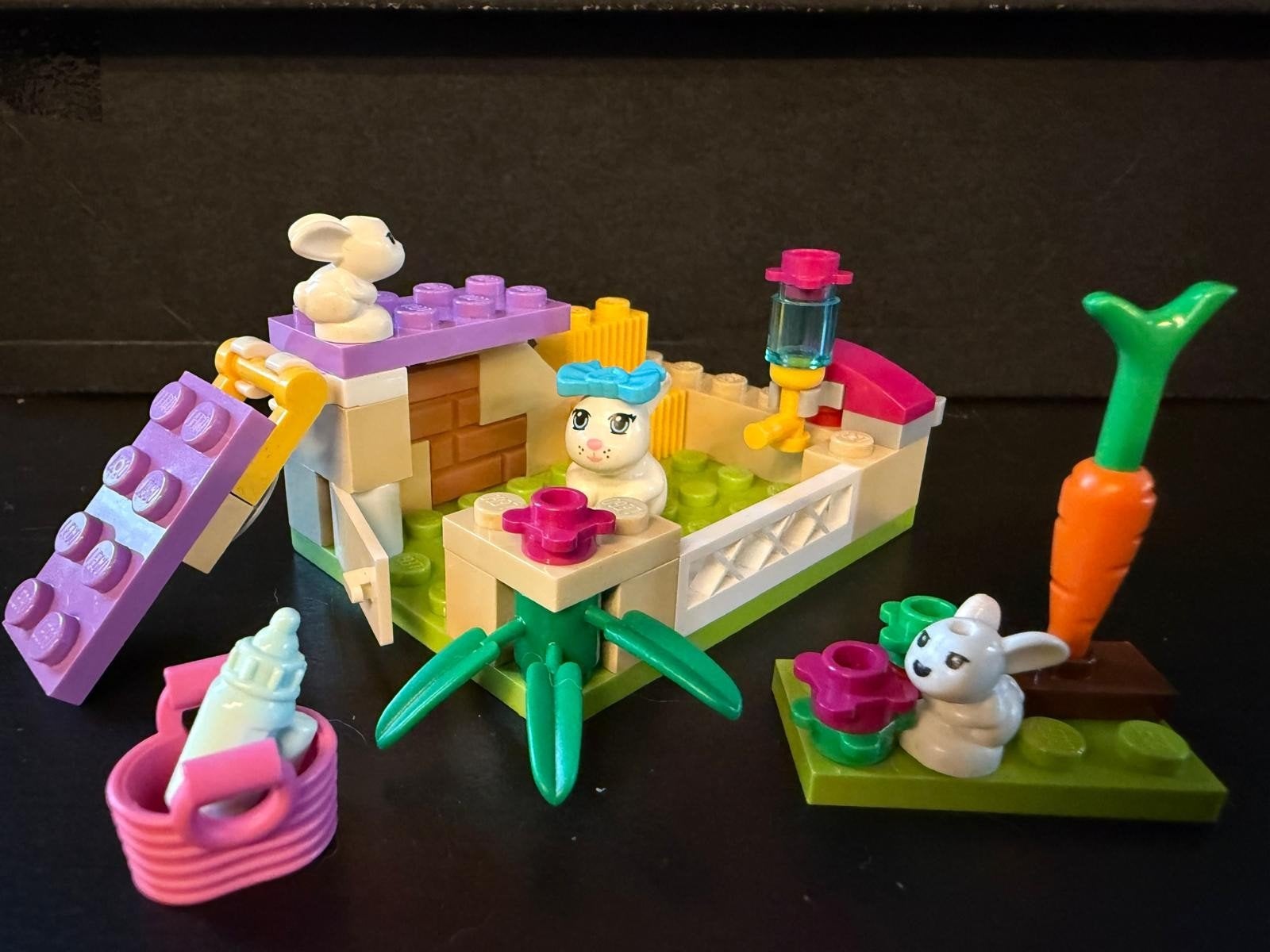 LEGO Friends Konijnenhok en IJscokar Set