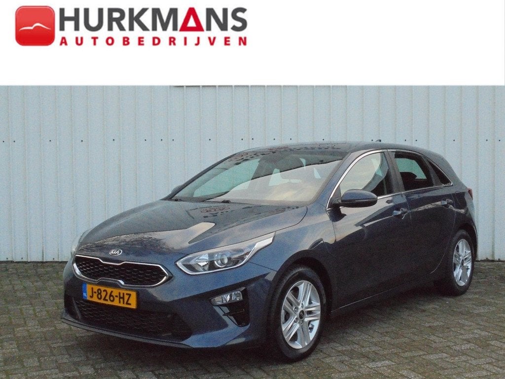 Kia Ceed 1.0 T-GDi 120PK DYNAMICLINE NL-AUTO NAVI ENZ..., Auto's, Kia, Stof, Gebruikt, Blauw, 1197 kg