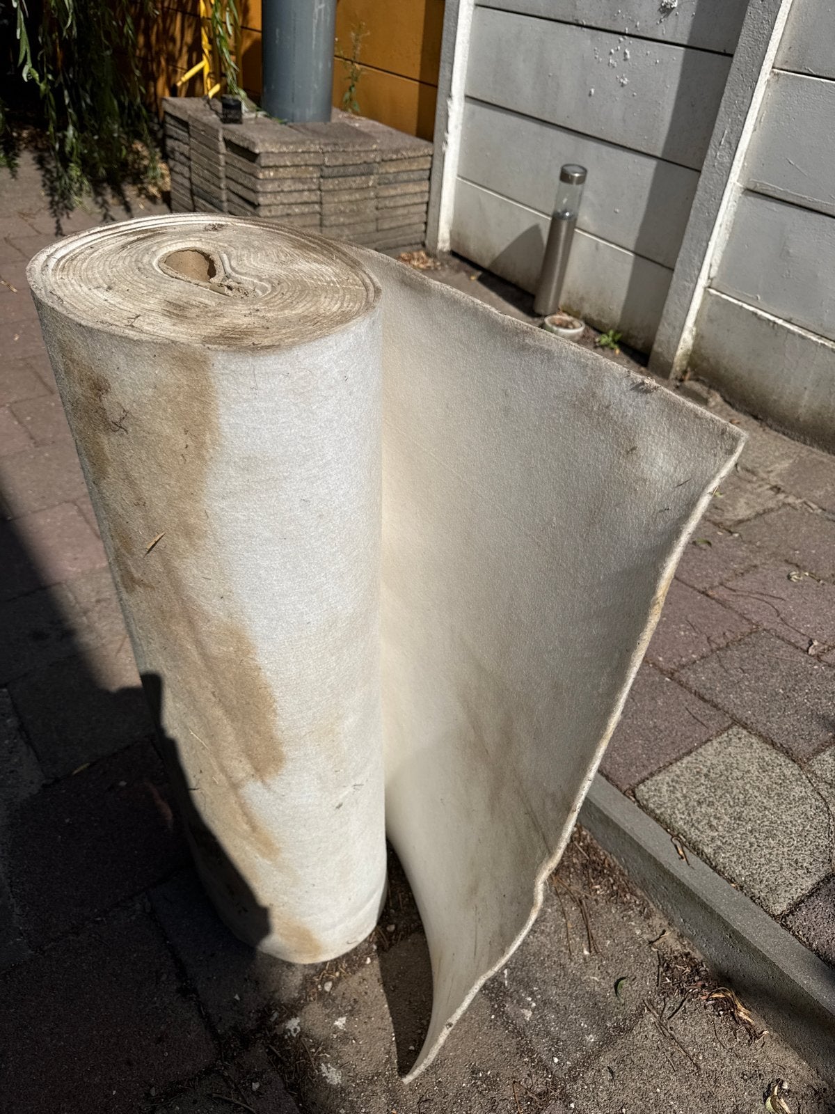 Ondertapijt voor vloerbedekking, Huis en Inrichting, Stoffering | Vloerbedekking, Ophalen, Wit, Ondertapijt, Overige typen