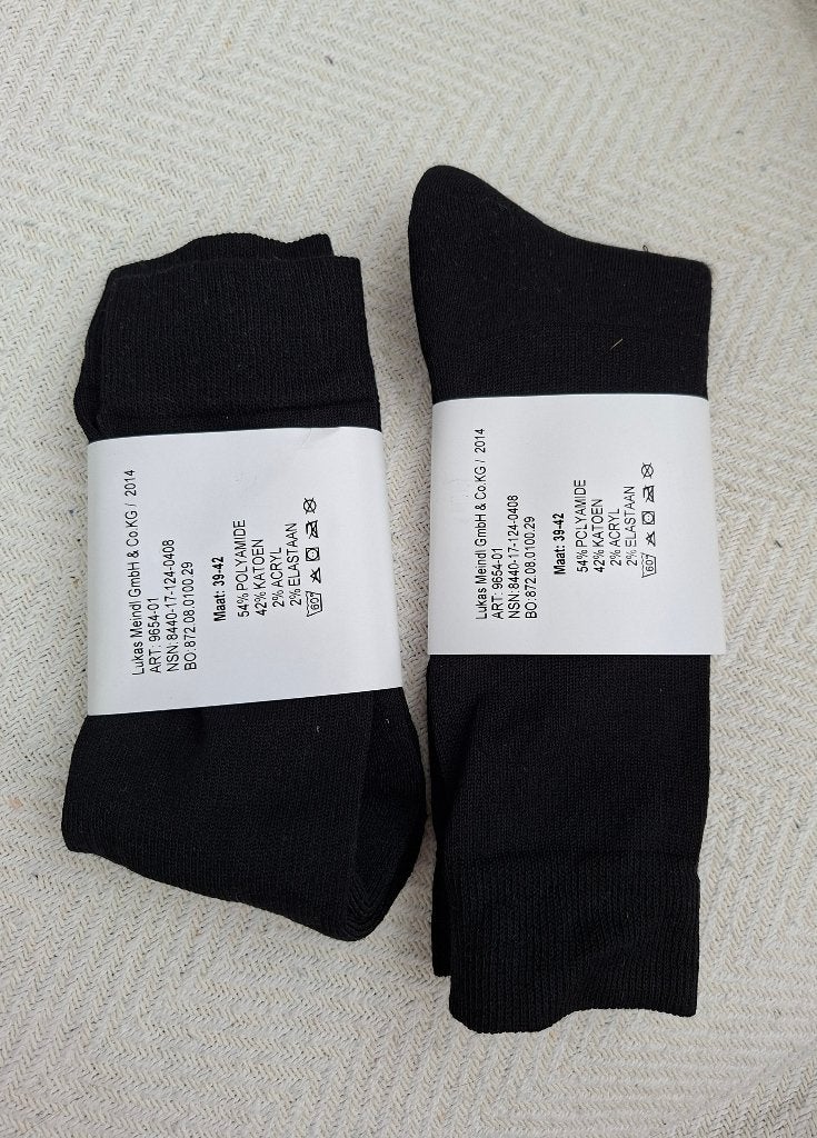 2 Paar Meindl M1 sokken, maat 39-42, Kleding | Heren, Sokken en Kousen, Shoes@meindl.de, Zwart, Nieuw, Maat 39 t/m 42