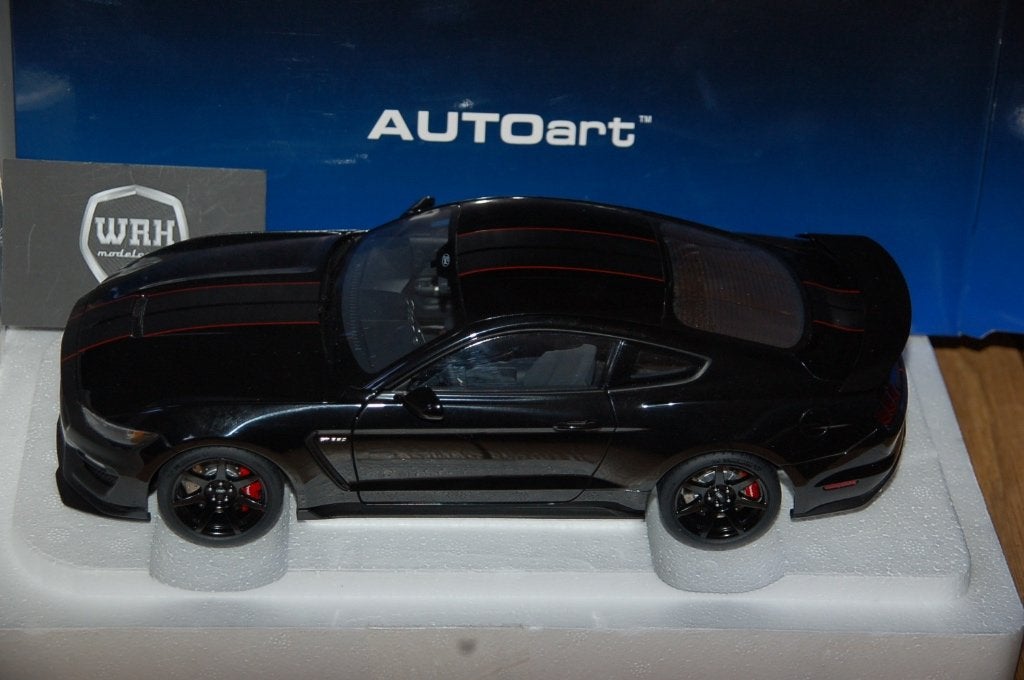 1:18 FORD MUSTANG SHELBY GT350R black Autoart 72934 WRH, Hobby en Vrije tijd, Verzenden, Zo goed als nieuw, Auto, Autoart