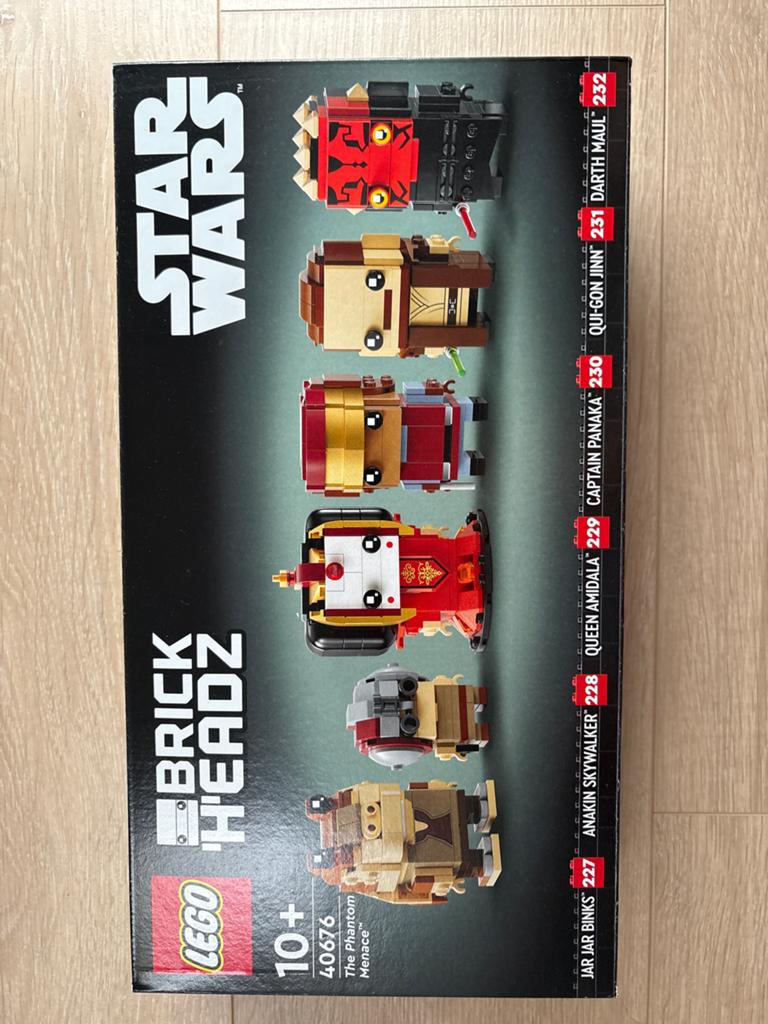 LEGO Star Wars BrickHeadz 40676 The Phantom Menace, Star Wars, Lego, Nieuw, Ophalen of Verzenden