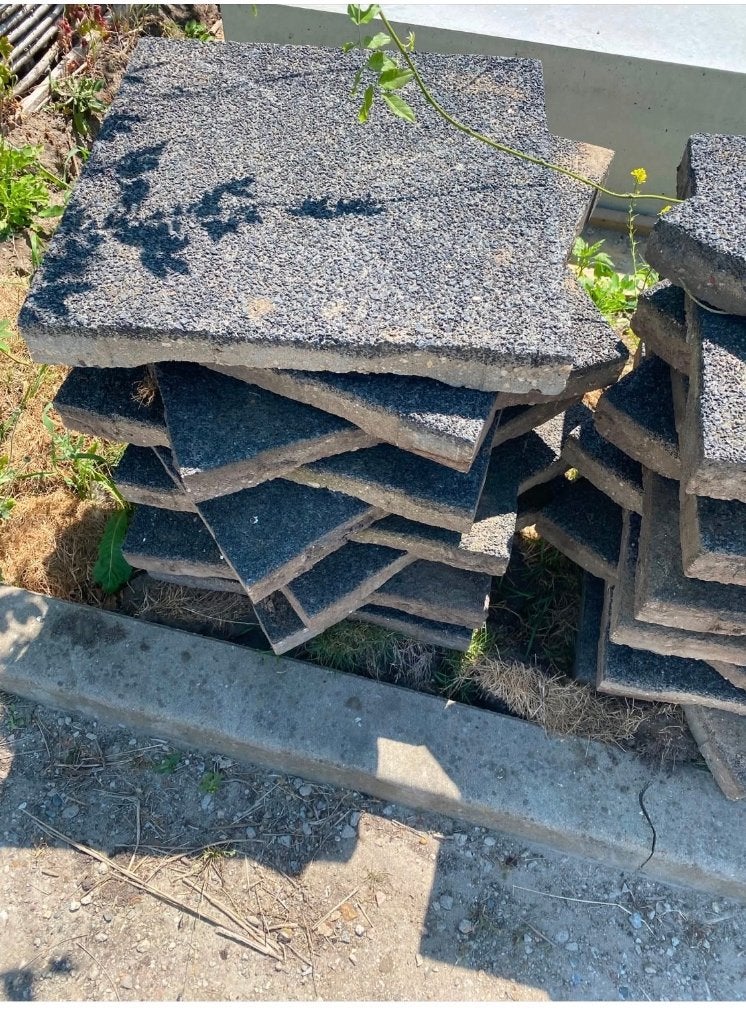 Terrastegels, Tuin en Terras, Tegels en Klinkers, Ophalen, Gebruikt, Beton, Terrastegels