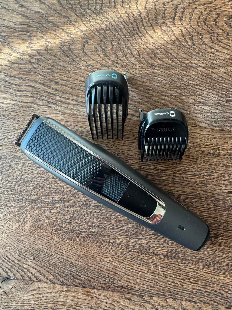 Philips trimmer met opzetstukken, Ophalen of Verzenden, Zo goed als nieuw, Tondeuse