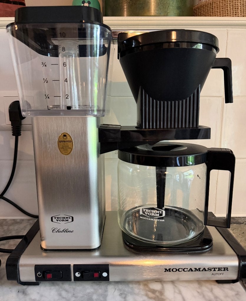 Koffiezetapparaat filter moccamaster, Ophalen, Koffiemachine, Gemalen koffie, Zo goed als nieuw