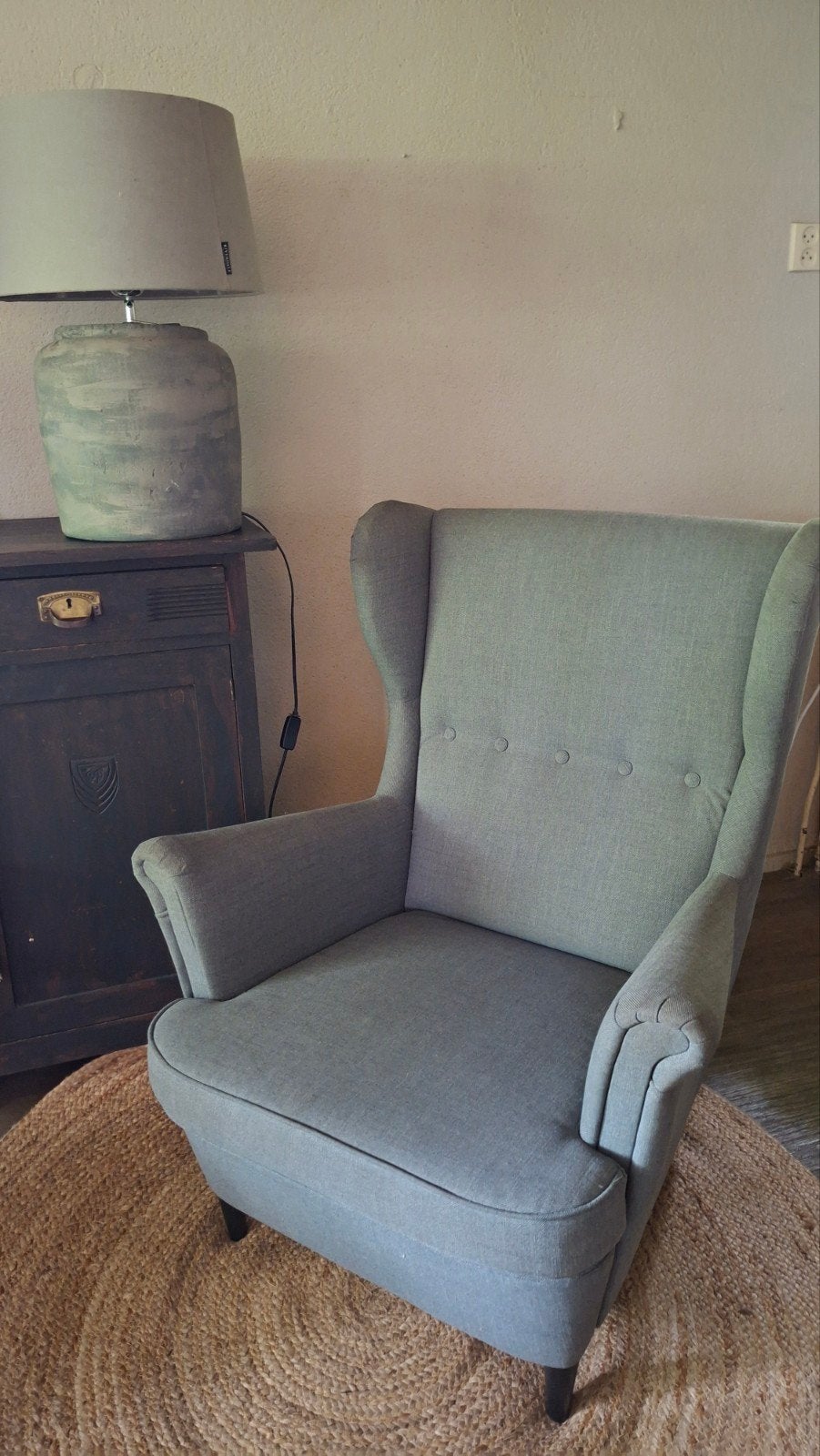 IKEA oorfauteuil met optionele losse hoes, Ophalen, Eén