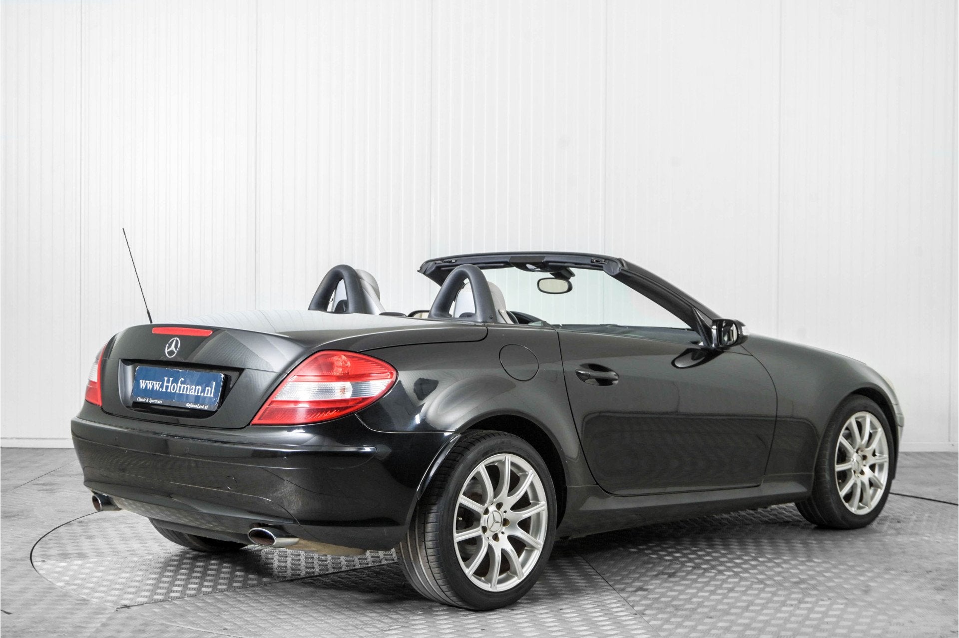 Mercedes-Benz SLK 280 V6 automaat airscarf (bj 2005), Automaat, Gebruikt, Cabriolet, Zwart
