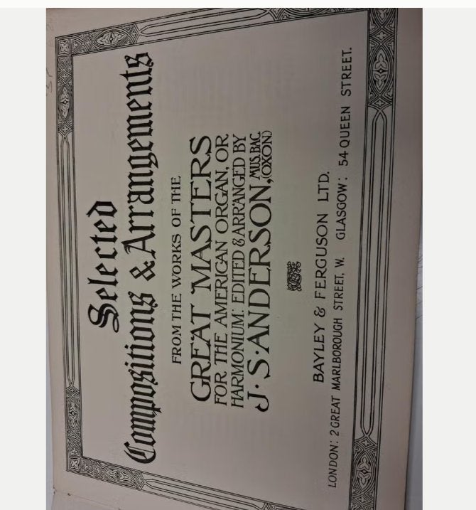 Selected Compositions & Arrangements - Great Masters, Boeken, Ophalen of Verzenden, Gelezen