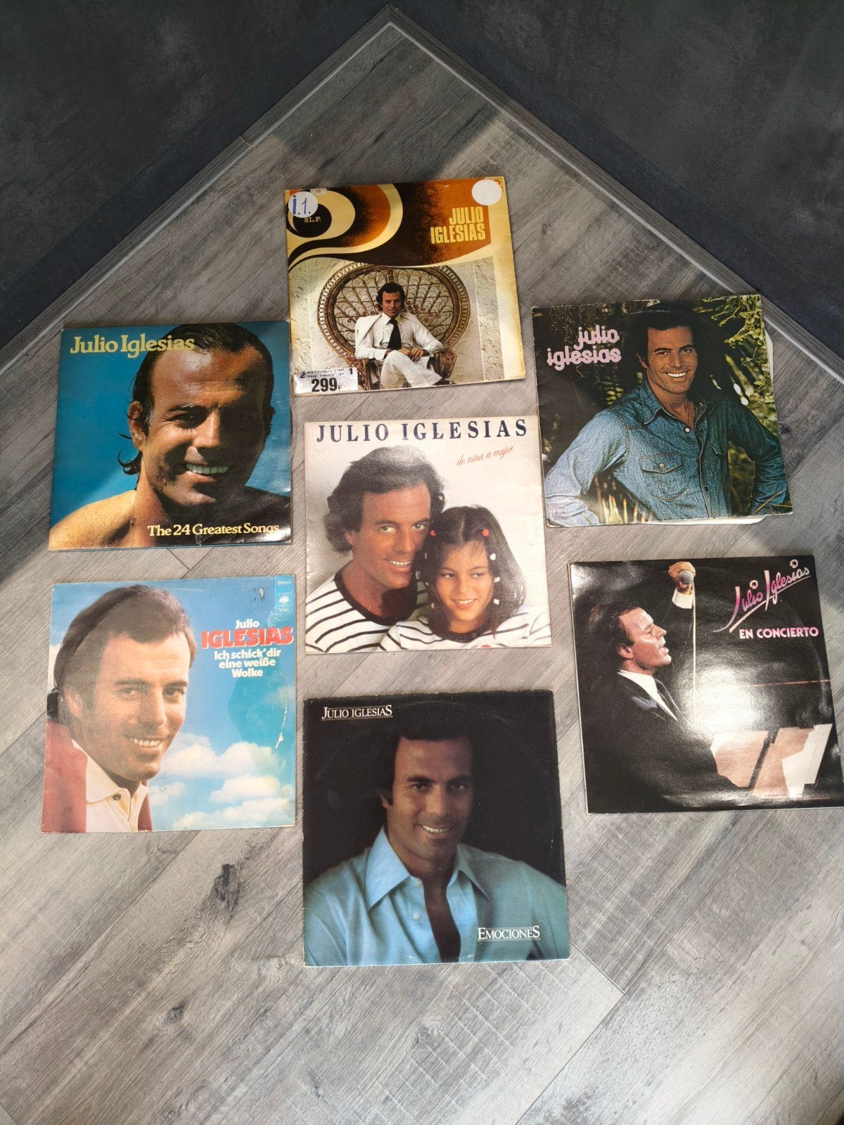 Collectie Julio Iglesias op vinyl te koop!!!, Dubbel-LP, Ophalen of Verzenden, Gebruikt, LP