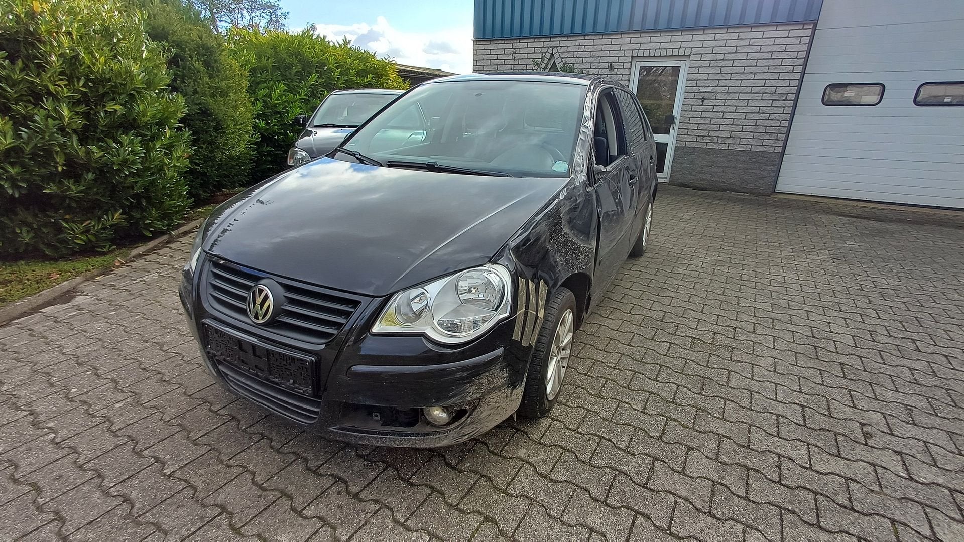 Volkswagen Polo 9N Motorkap Zwart Metallic Kleur LC9Z, Gebruikt, -, Volkswagen, -