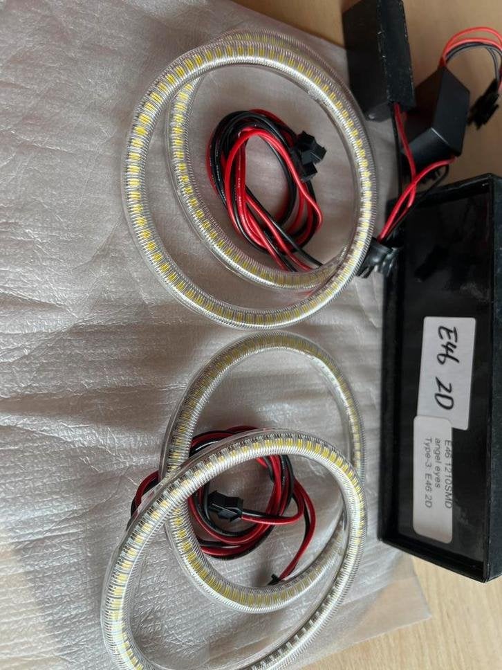 LED / SMD angeleyes ringen voor BMW E46 coupe / cabrio, Verzenden, BMW Groep Nederland, Info@bmw-groep.nl, Postbus 5808 2280 HV Rijswijk