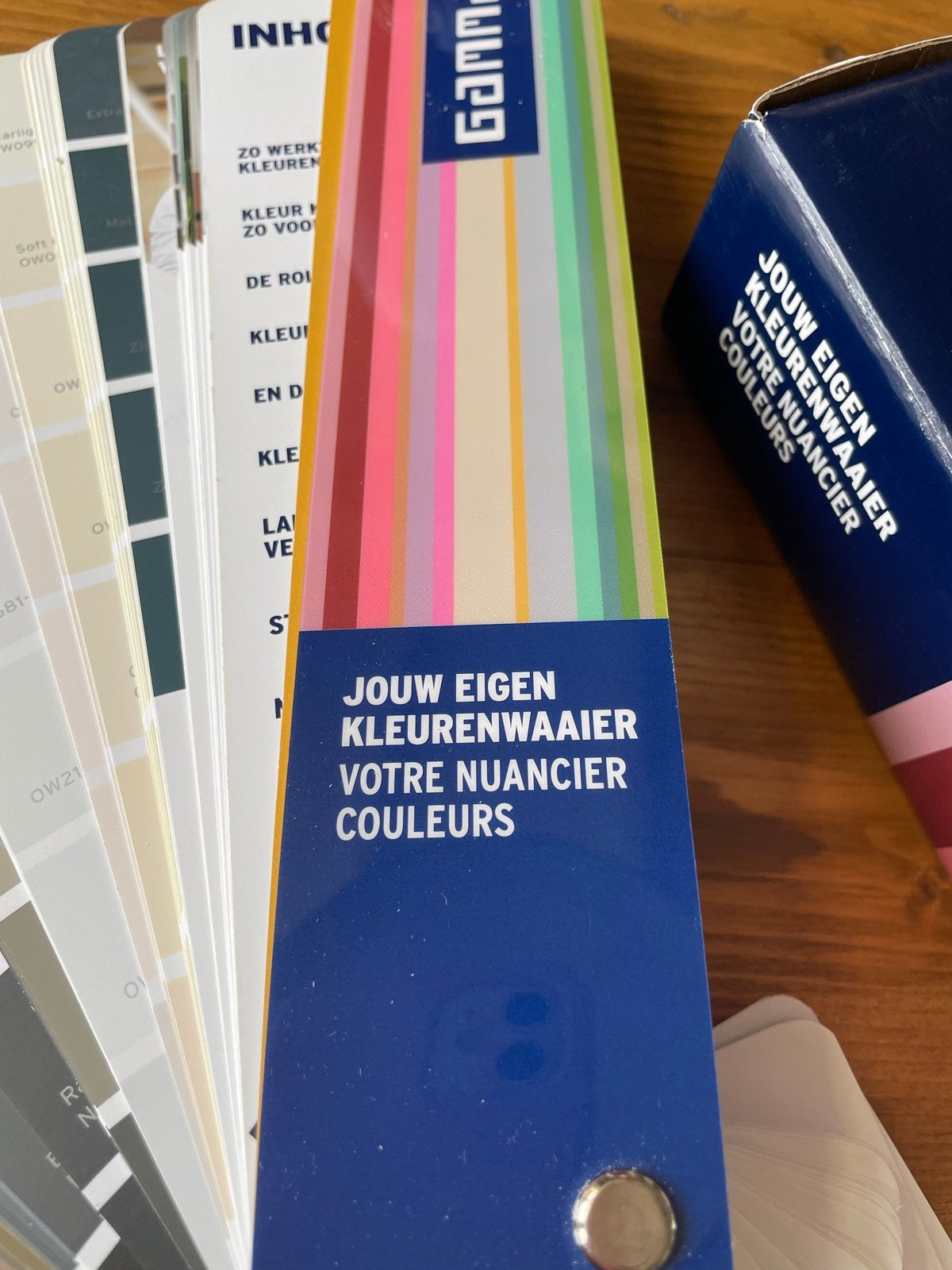 Gamma Kleurenwaaier - niet gebruikt, Ophalen, Zo goed als nieuw, Overige kleuren