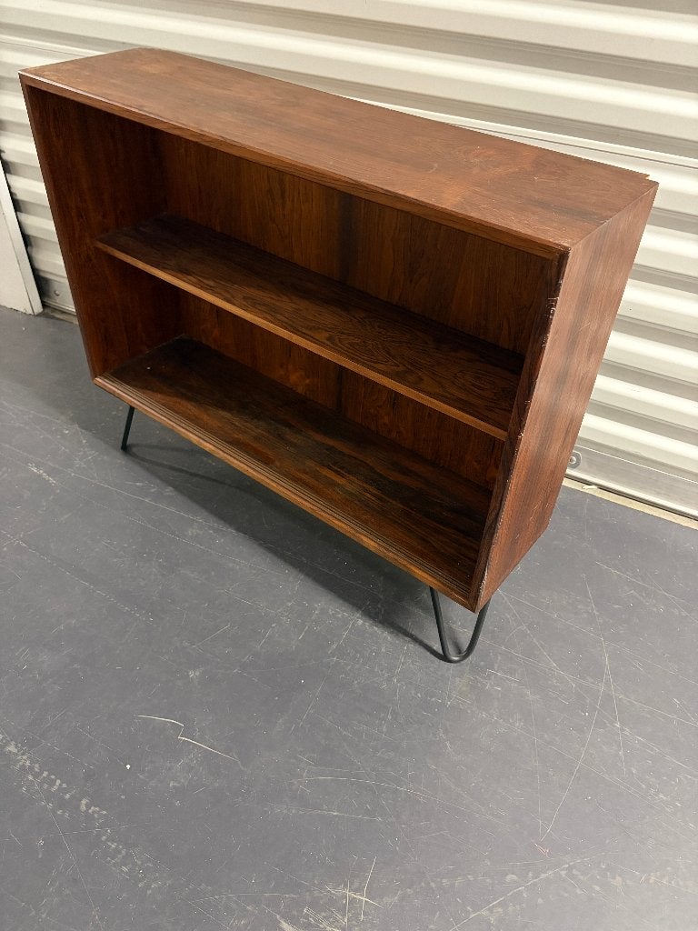 Vintage Midcentury 1960s Danish Sideboard on Hairpin Legs, Ophalen, Gebruikt, 25 tot 50 cm, 50 tot 100 cm