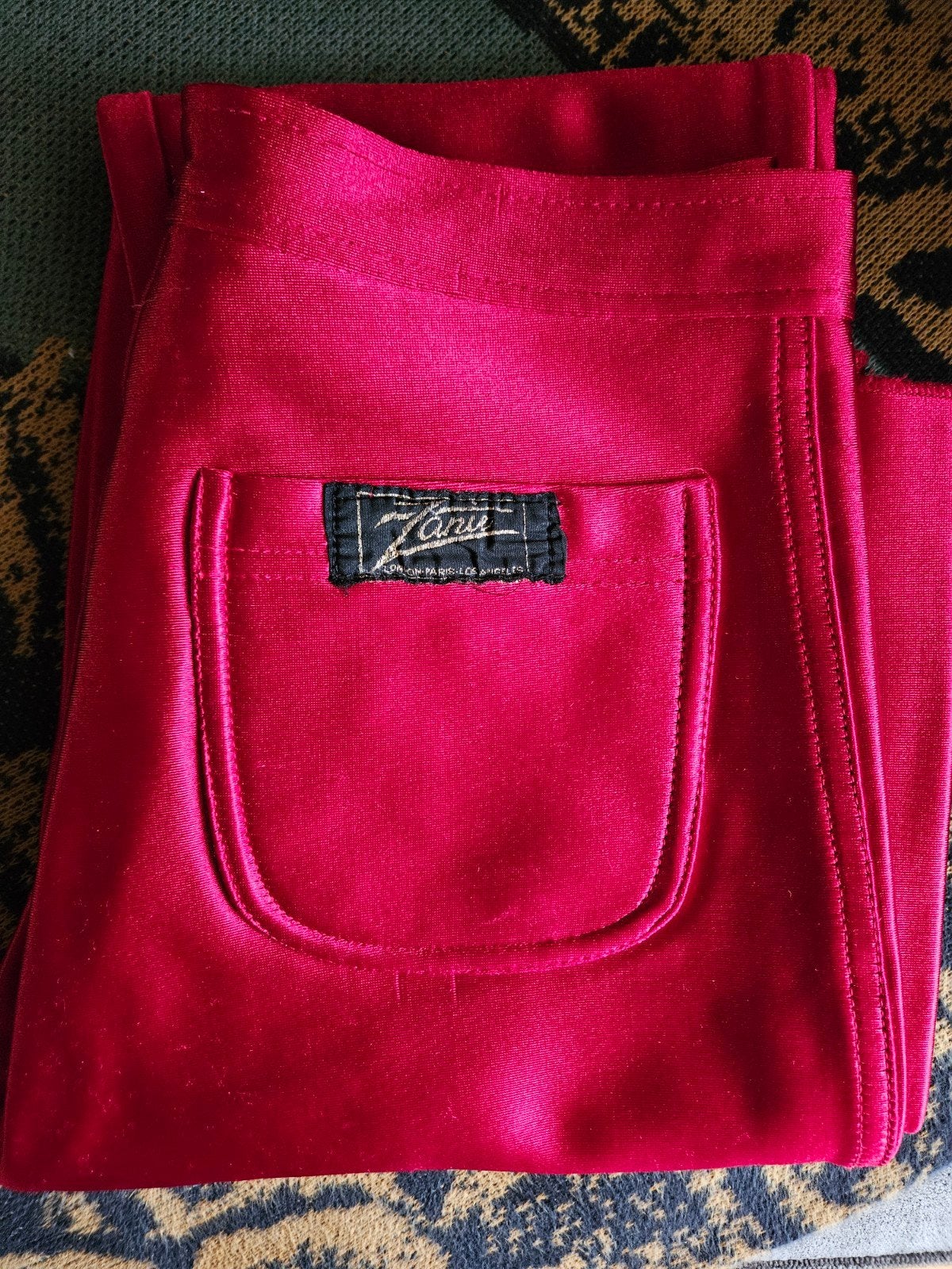Satijnen broek Grease / Saturday Night fever. 1977 zgan., Kleding | Dames, ....., Ophalen of Verzenden, Zo goed als nieuw, Maat 36 (S)