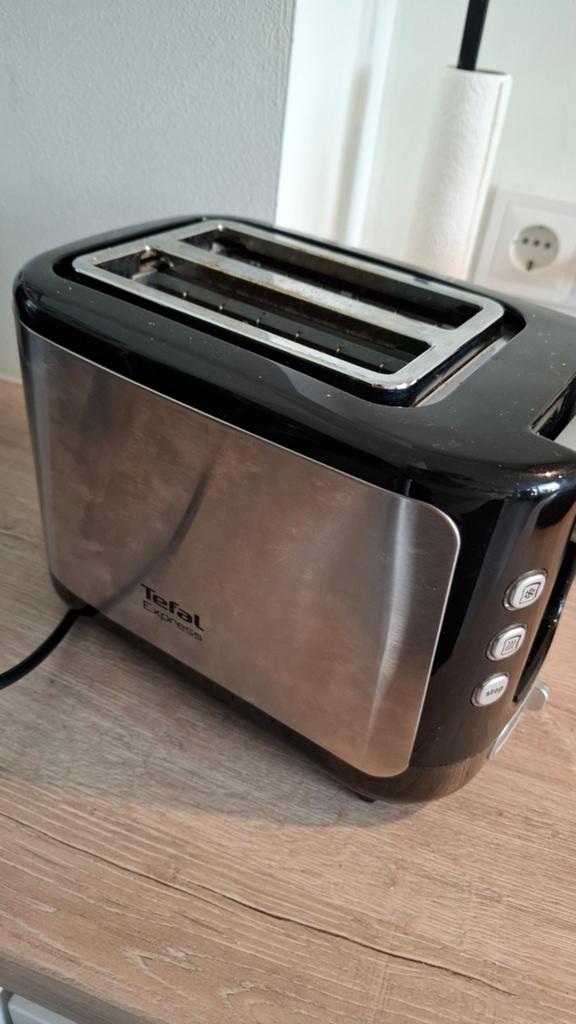Tefal Express broodrooster - Gebruikt, Witgoed en Apparatuur, Broodroosters, Ophalen, Gebruikt