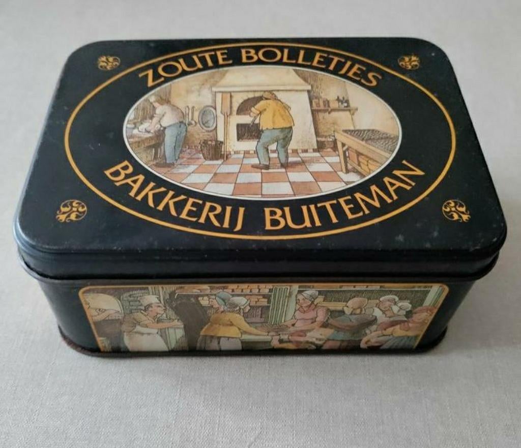 Bakkerij BUITEMAN,H.I.Ambacht,zoute bolletjes,zwart, Ophalen of Verzenden, Gebruikt, Overige, Overige merken