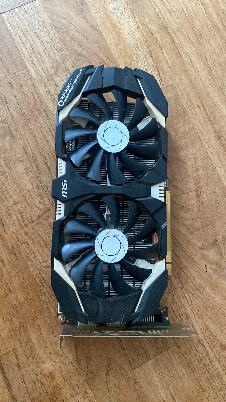 Msi geforce gtx1060 3gt oc, Computers en Software, Gebruikt, HDMI, Ophalen of Verzenden, GDDR5