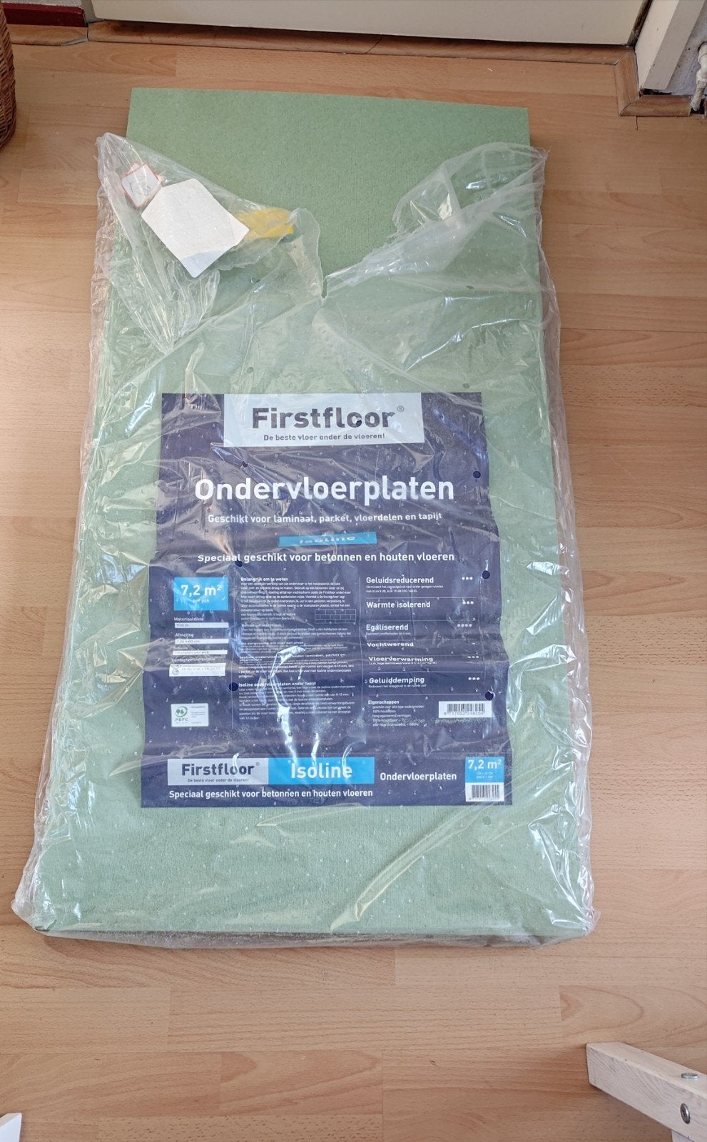Isoline ondervloerplaten 5,76 m2, Doe-het-zelf en Verbouw, Ophalen, Overige materialen, 30 cm of meer, 50 tot 150 cm