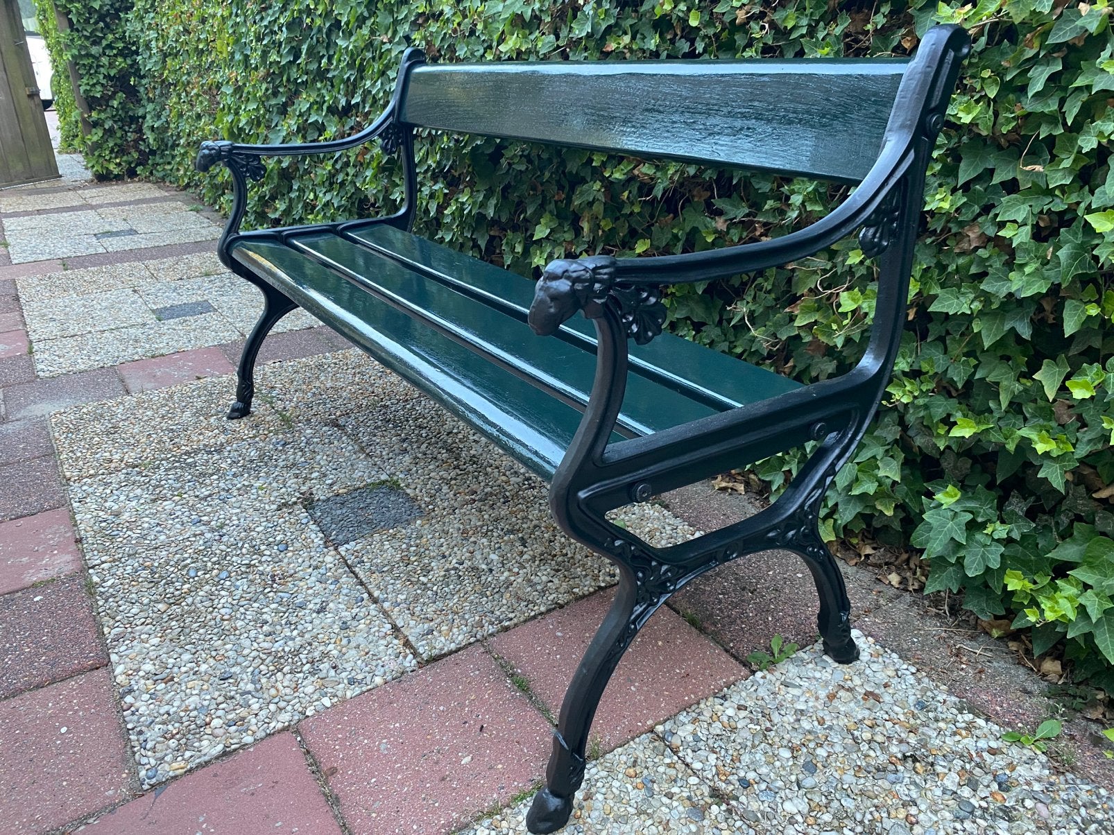 Parkbank tuinbank gietijzer hardhout Gardeluxe, Ophalen of Verzenden, Nieuw